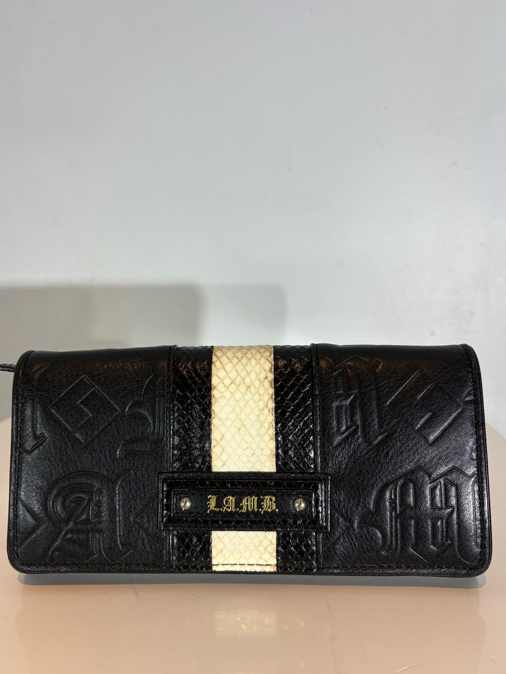 L.A.M.B. by Gwen Stefani “Trench Town” Embossed Wallet